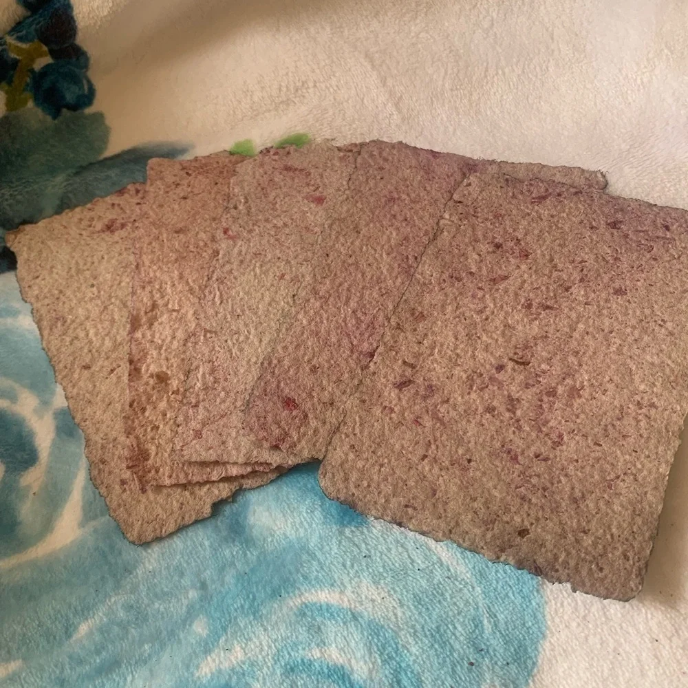 Handmade Rose Paper (medium pigment) - Picture 3 of 4